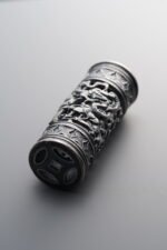 Hollowed-out-carved Barrel Bead