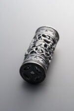 Hollowed-out-carved Barrel Bead