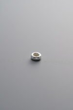 Round Crushed Silver Bead