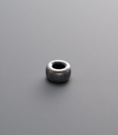 Round Silver Chip Bead