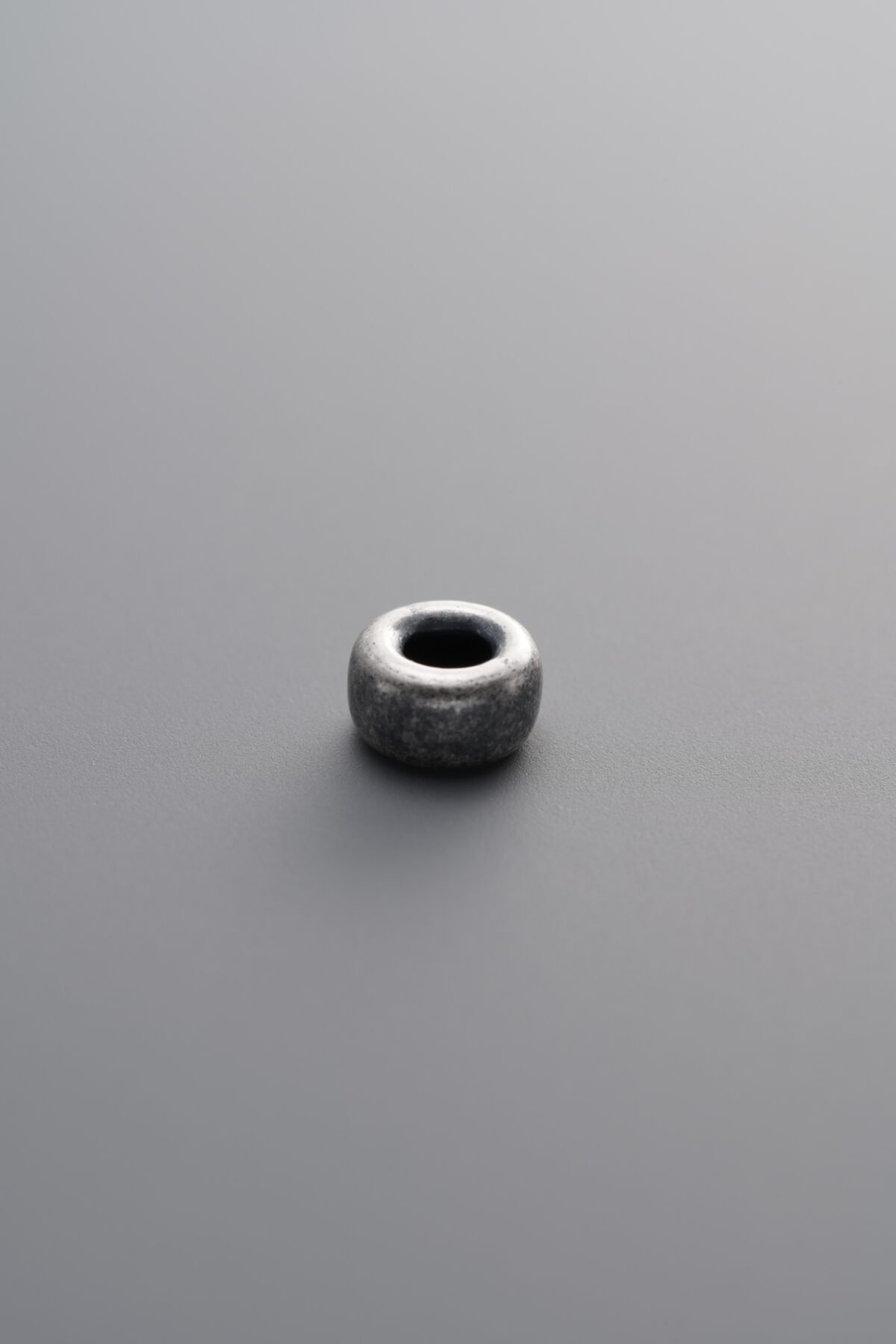 Round Silver Chip Bead