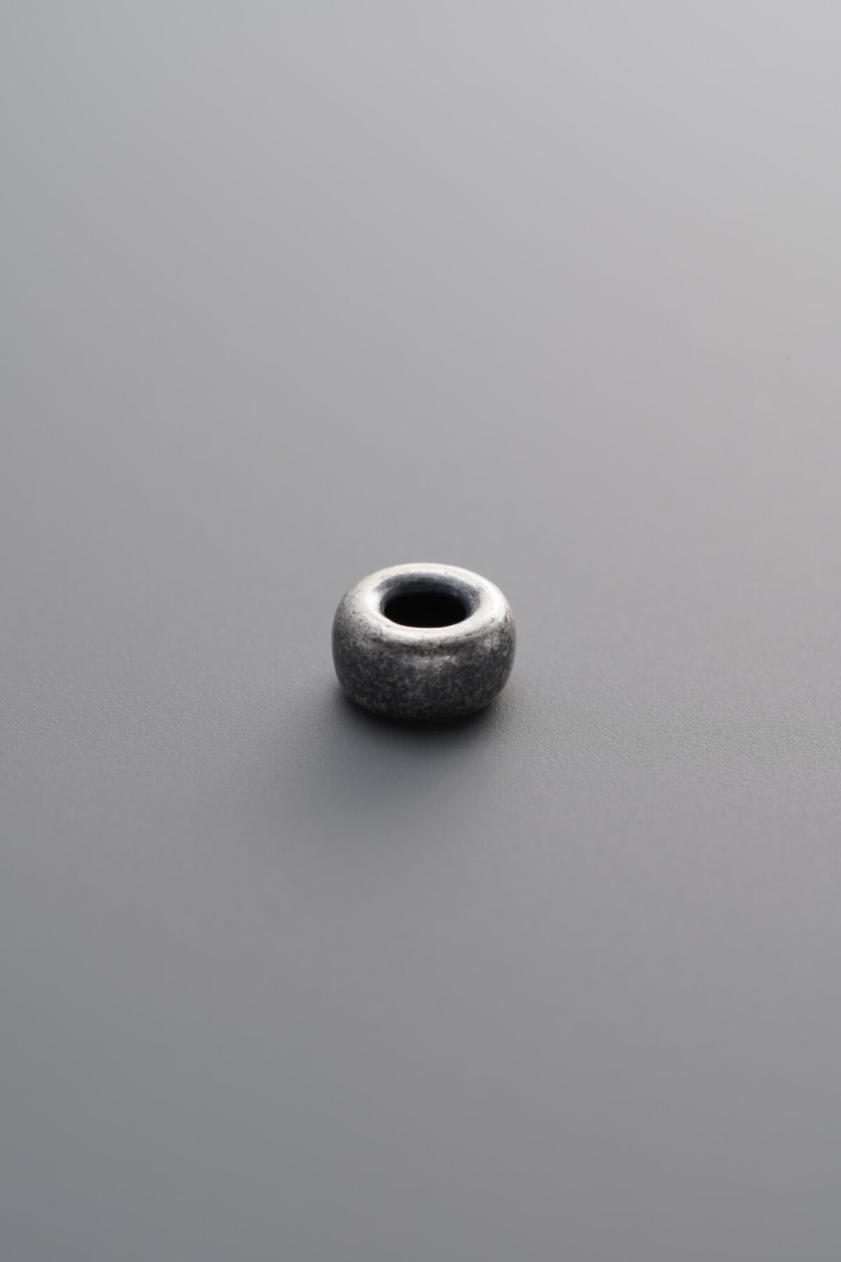 Round Silver Chip Bead