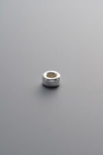 Round Crushed Silver Bead