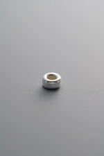 Round Crushed Silver Bead