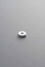 Square Crushed Silver Bead