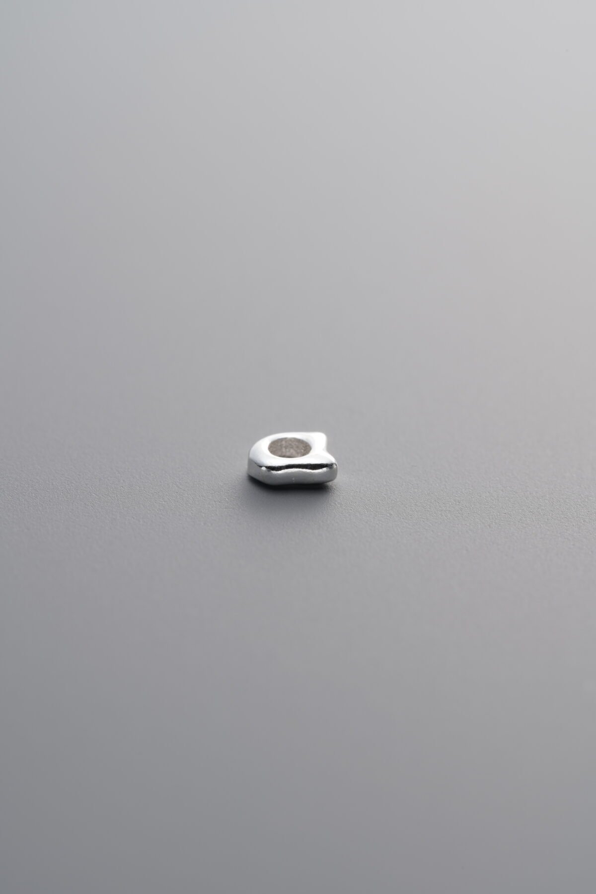 Irregular Crushed Silver Bead