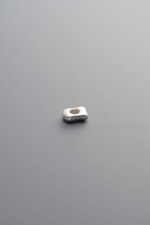 Irregular Crushed Silver Bead