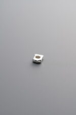 Irregular Crushed Silver Bead