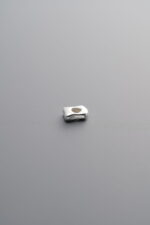 Irregular Crushed Silver Bead