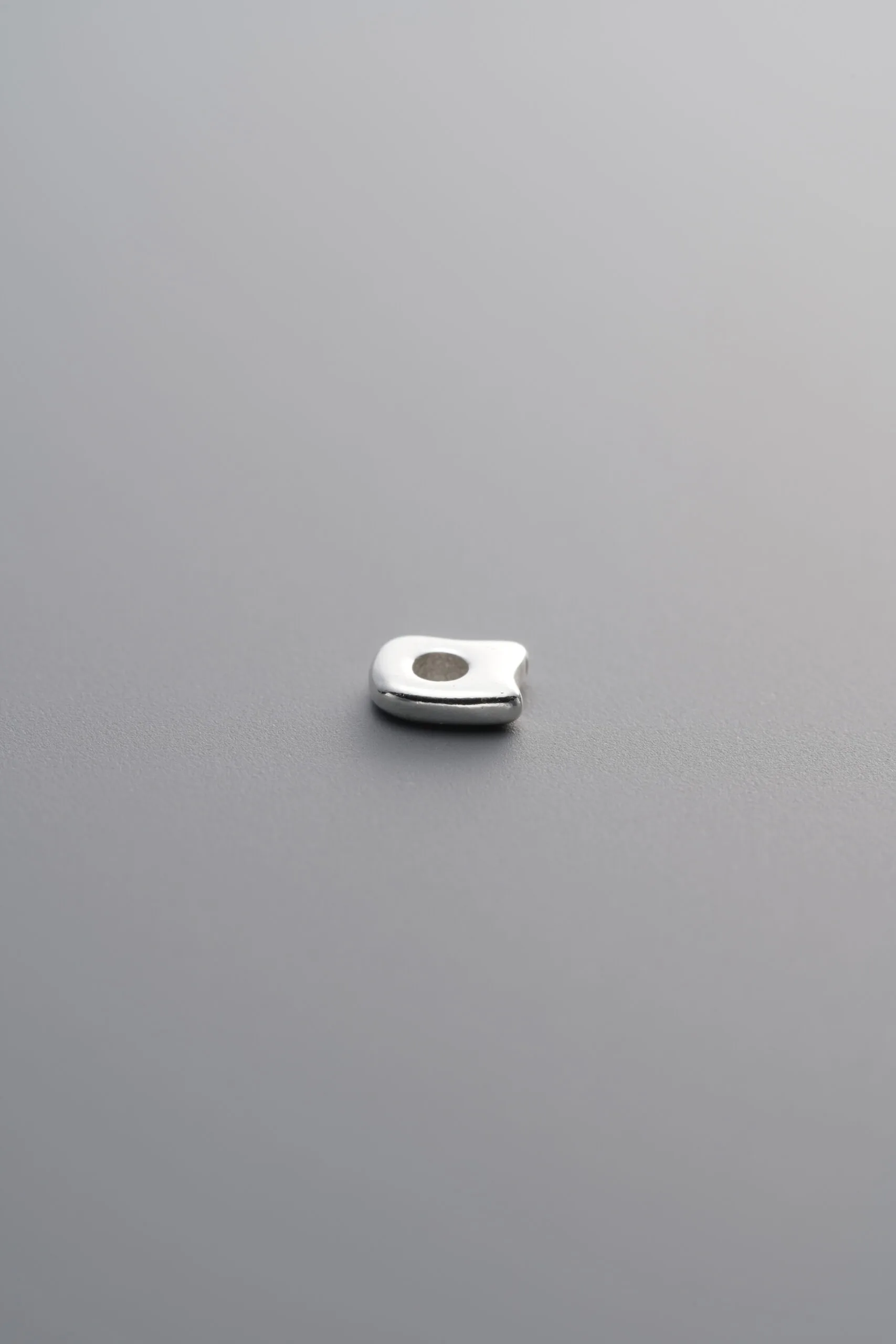 Irregular Crushed Silver Bead