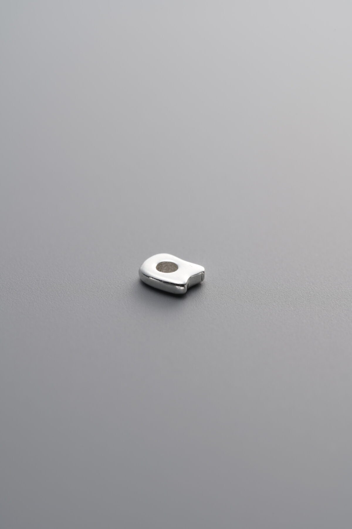 Irregular Crushed Silver Bead