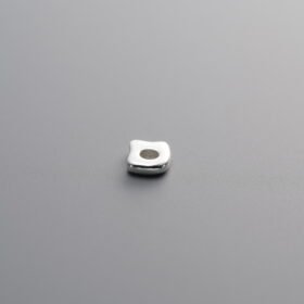 Irregular Crushed Silver Bead