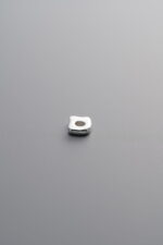 Irregular Crushed Silver Bead