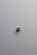 Triangular Crushed Silver Bead