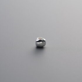 Triangular Crushed Silver Bead
