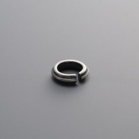 925 Silver-Vintage-Open Ring-6mm
