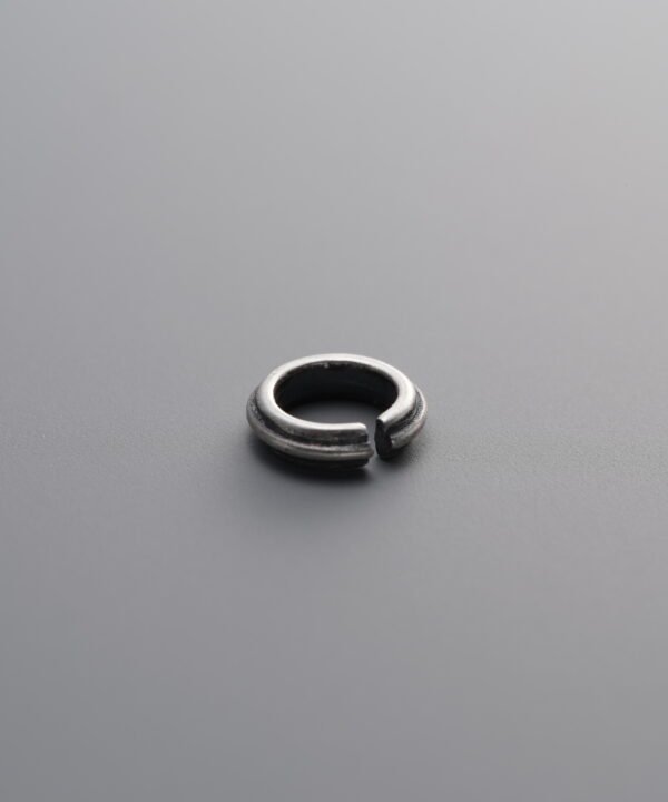 925 Silver-Vintage-Open Ring-6mm