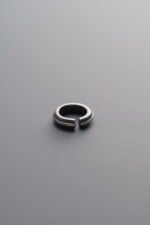 925 Silver-Vintage-Open Ring-6mm - Image 3