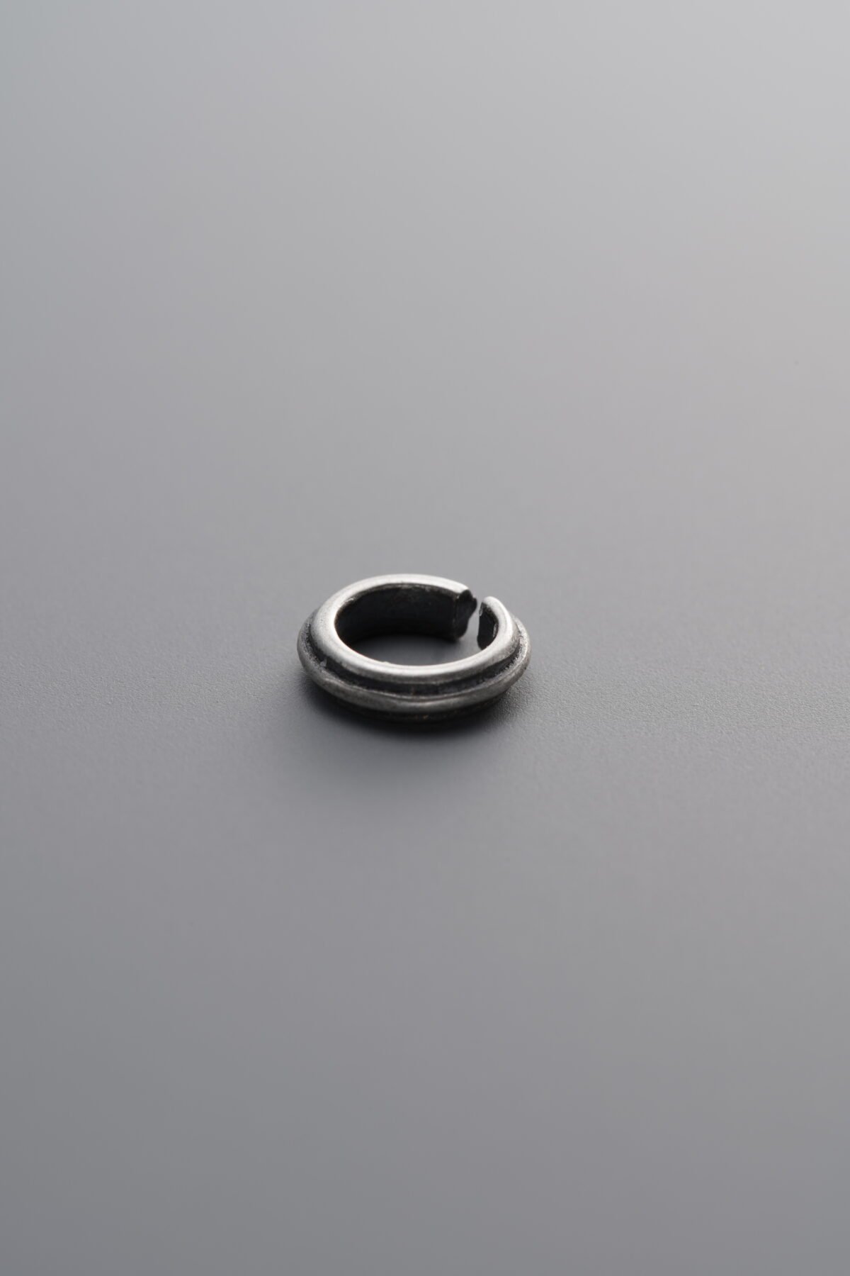 925 Sterling Silver-Antiqued-Open Jump Ring-6mm - Image 2