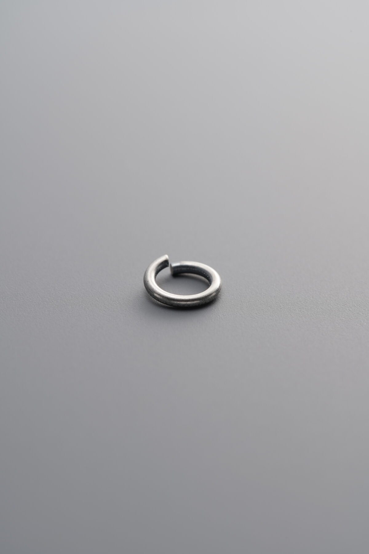 925 Sterling Silver-Antiqued-Open Jump Ring-5mm - Image 1