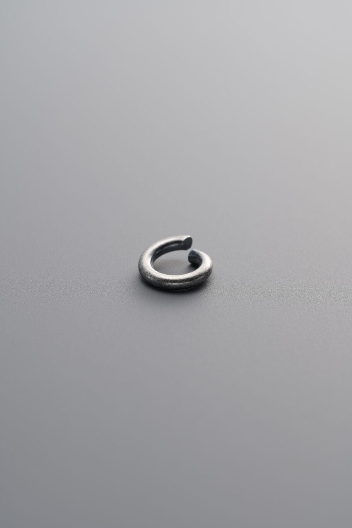 925 Sterling Silver-Antiqued-Open Jump Ring-5mm - Image 3