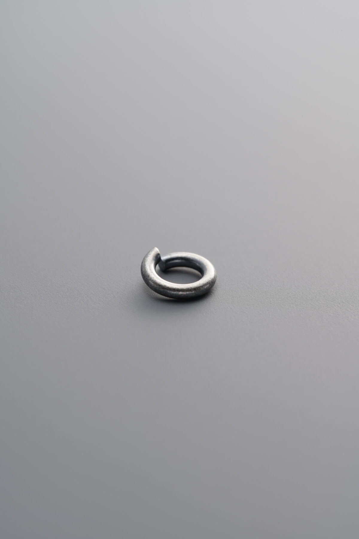 925 Sterling Silver-Antiqued-Open Jump Ring-5mm - Image 2