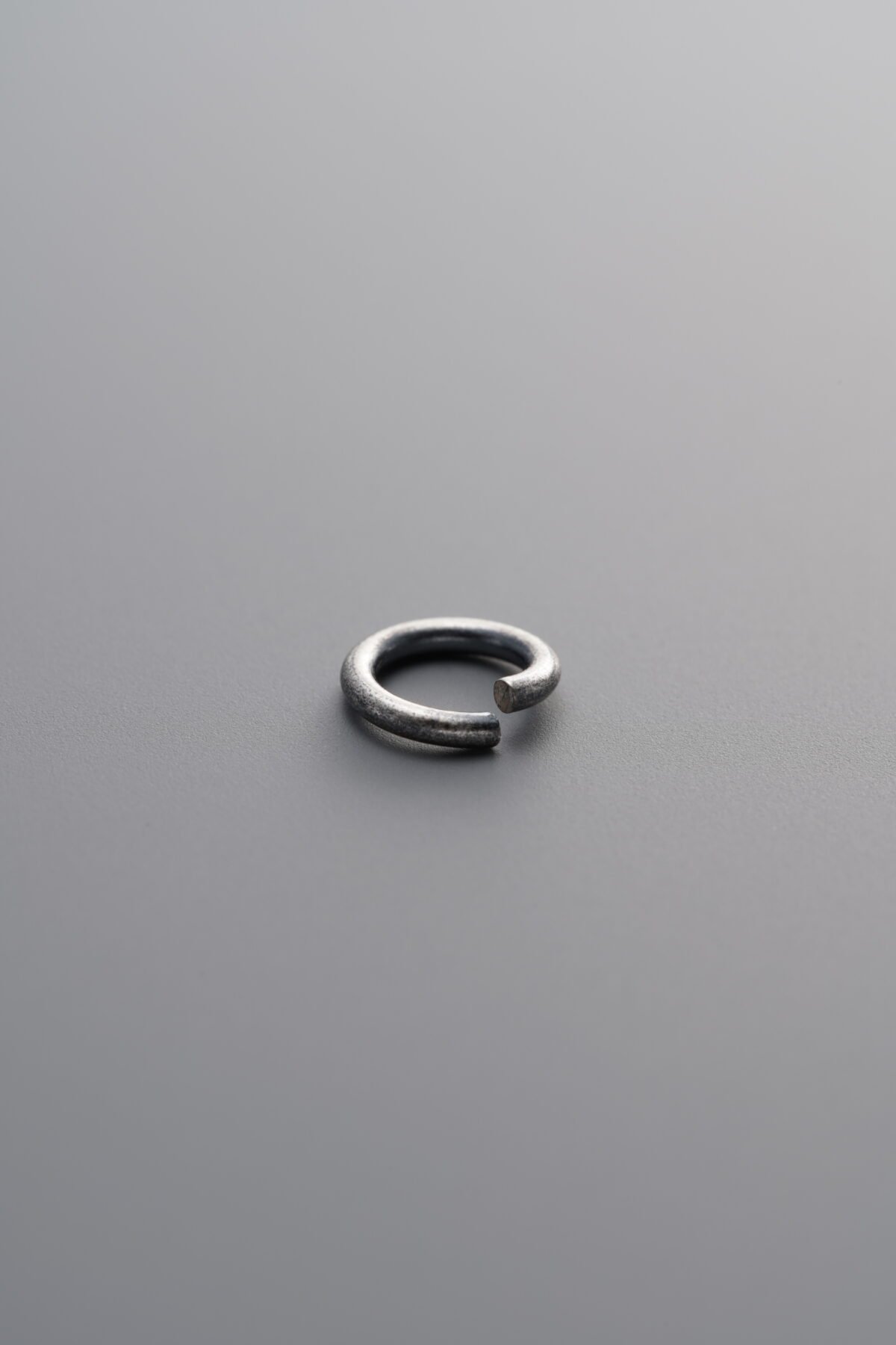 925 Sterling Silver-Antiqued-Open Jump Ring-6mm - Image 1