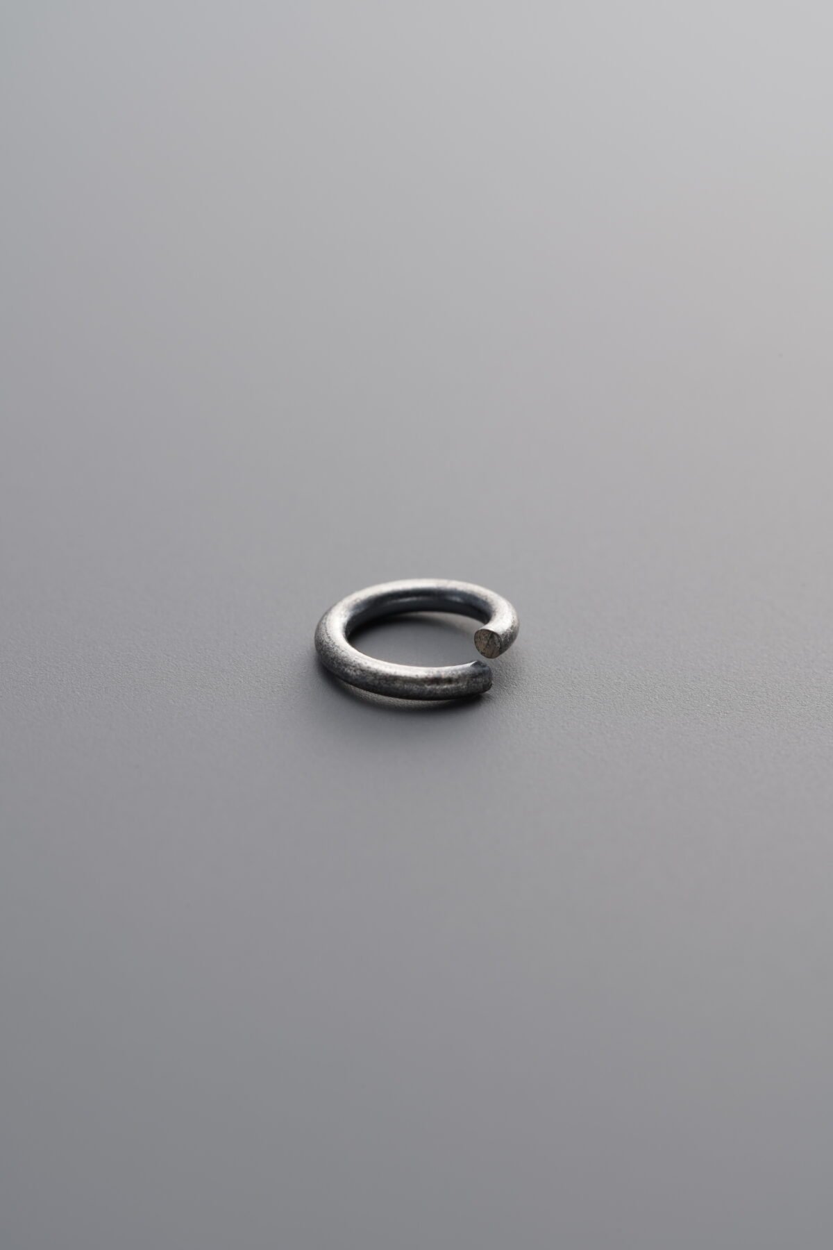 925 Sterling Silver-Antiqued-Open Jump Ring-6mm - Image 3