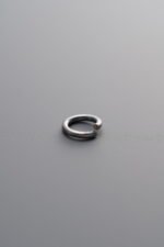 925 Sterling Silver-Antiqued-Open Jump Ring-6mm - Image 3