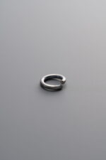 925 Sterling Silver-Antiqued-Open Jump Ring-6mm - Image 3