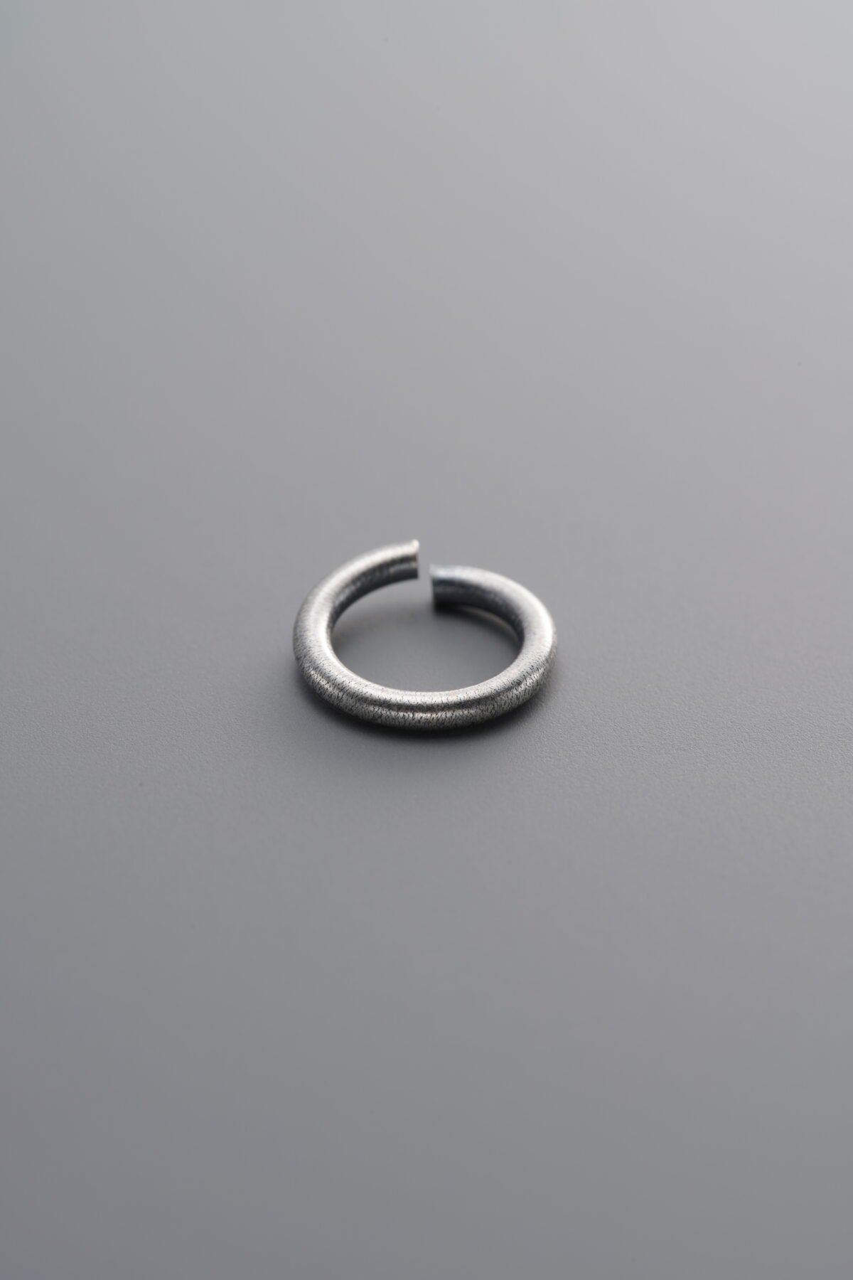 925 Sterling Silver-Antiqued-Open Jump Ring-8mm - Image 4
