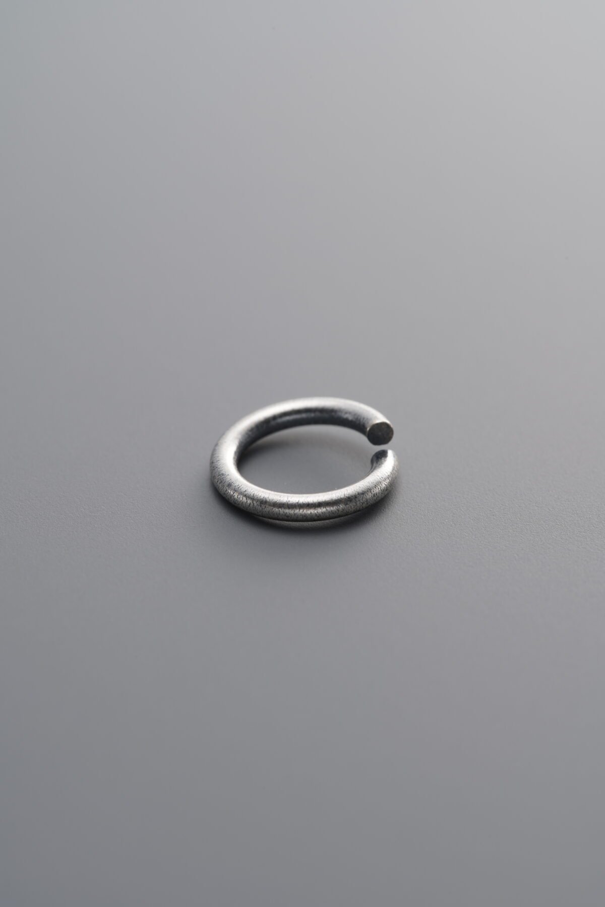 925 Sterling Silver-Antiqued-Open Jump Ring-8mm - Image 1