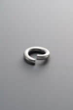 925 Sterling Silver-Antiqued-Open Jump Ring-10mm - Image 4