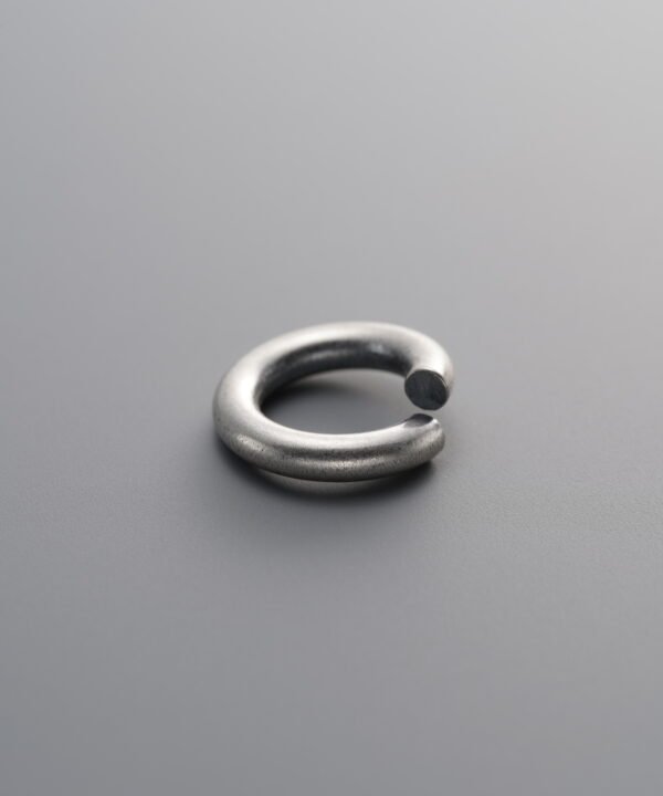 925 Sterling Silver-Antiqued-Open Jump Ring-10mm