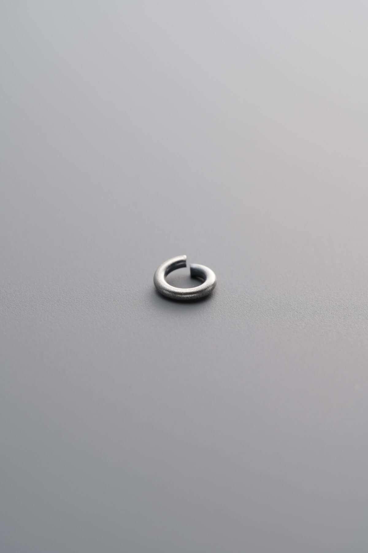 925 Sterling Silver-Antiqued-Open Jump Ring-4mm - Image 1