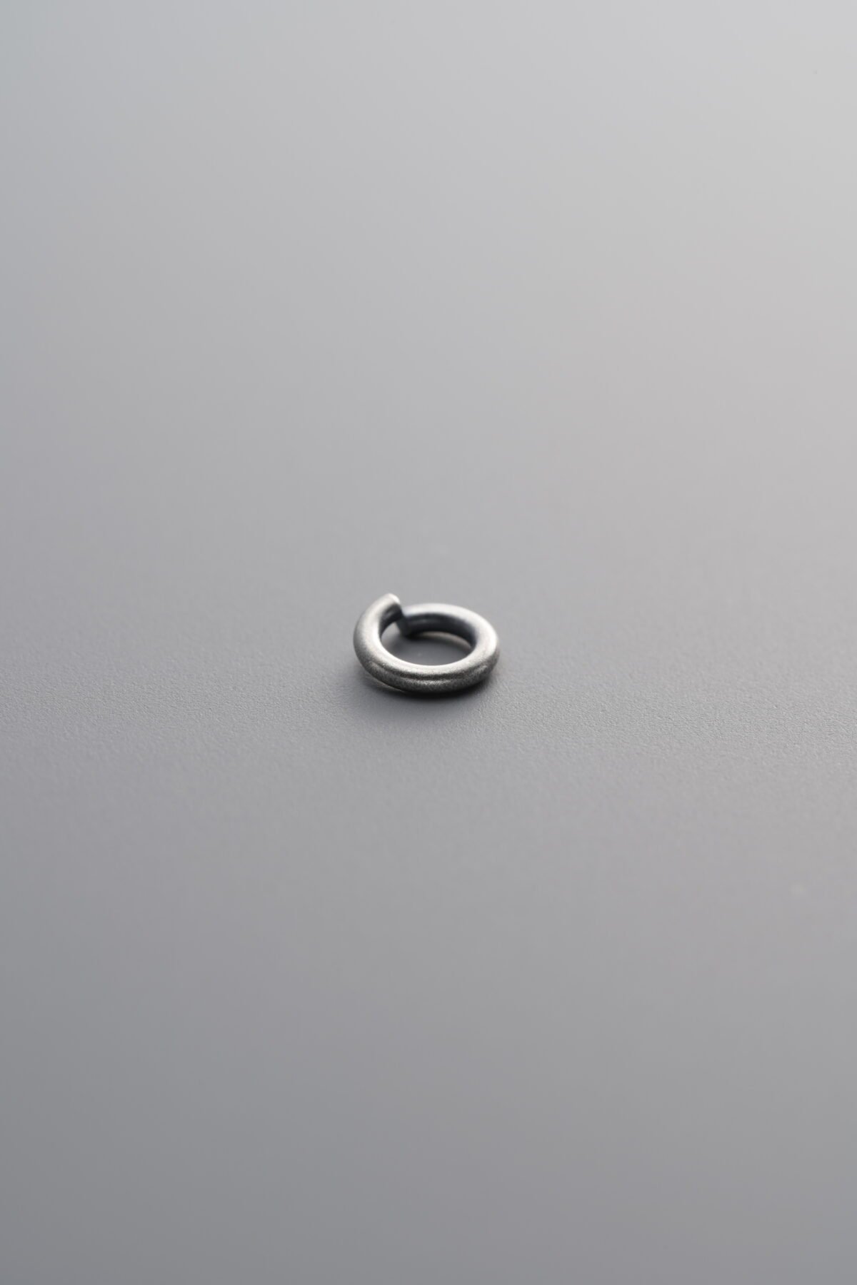 925 Sterling Silver-Antiqued-Open Jump Ring-4mm - Image 4