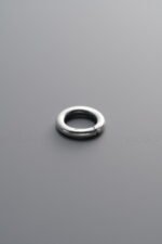 925 Sterling Silver-Antiqued-Open Jump Ring-8mm - Image 4