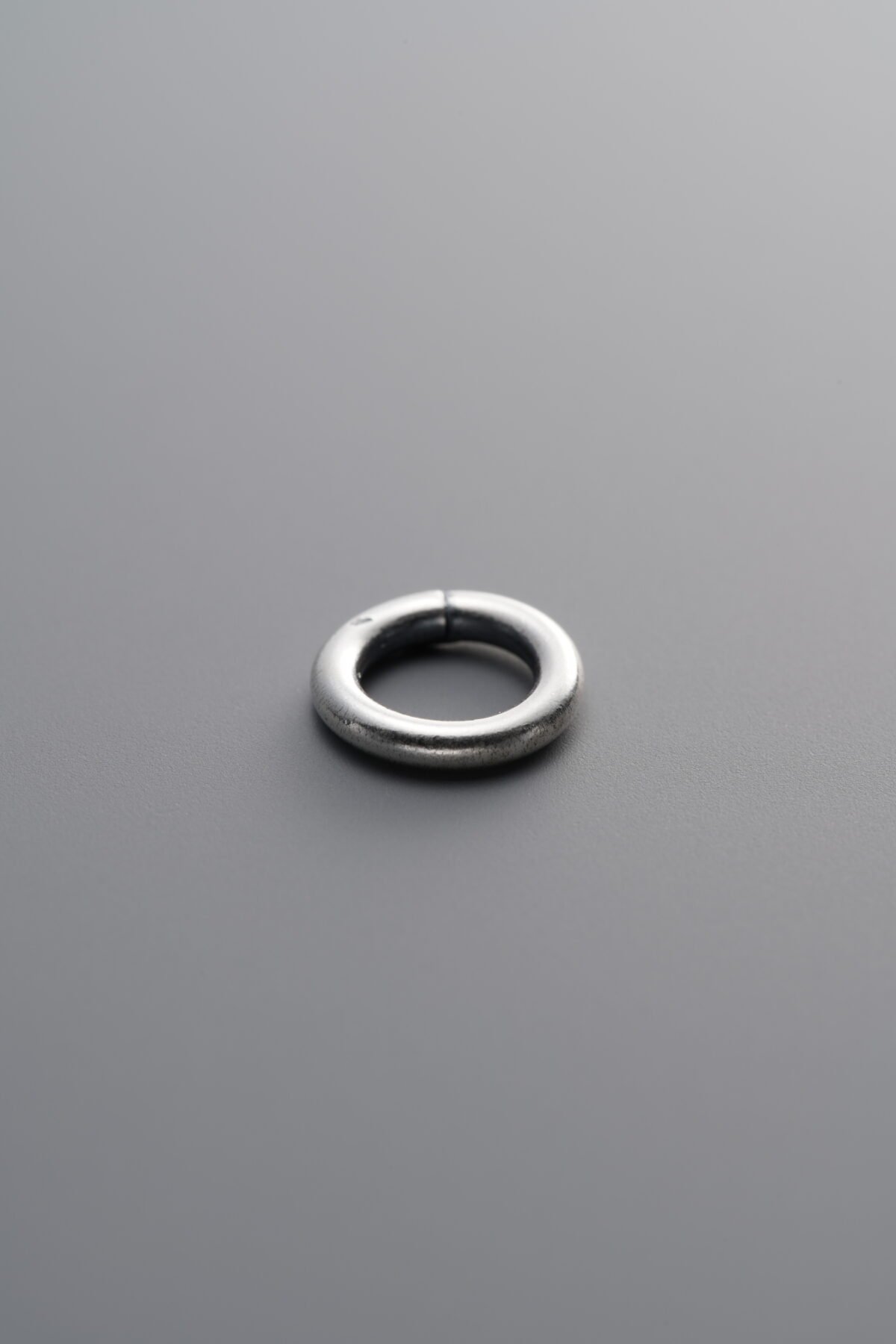 925 Sterling Silver-Antiqued-Open Jump Ring-8mm - Image 1