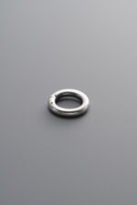 925 Sterling Silver-Antiqued-Open Jump Ring-8mm - Image 3