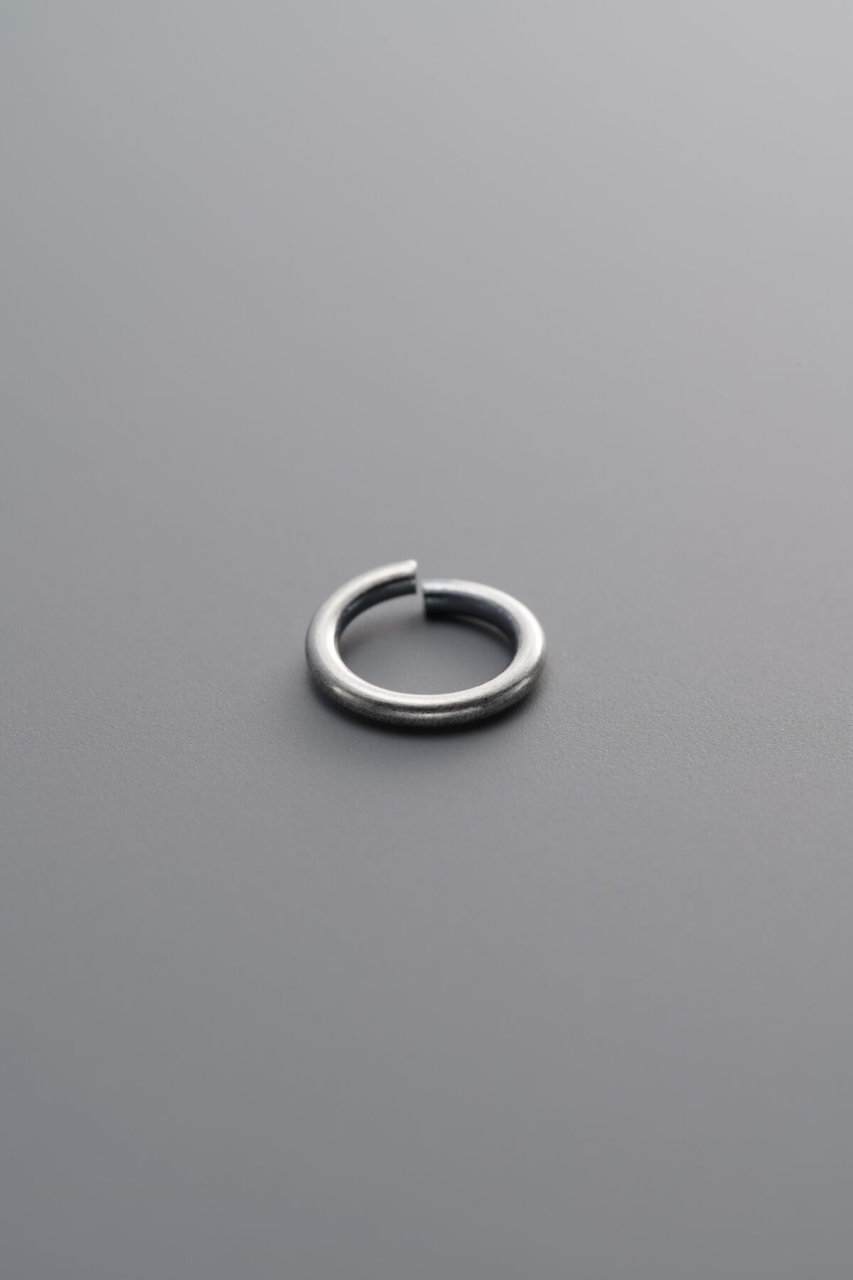 925 Sterling Silver-Antiqued-Open Jump Ring-7mm - Image 4