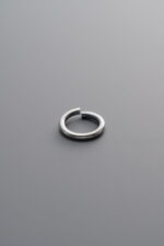 925 Sterling Silver-Antiqued-Open Jump Ring-7mm - Image 4