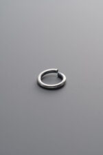 925 Sterling Silver-Antiqued-Open Jump Ring-7mm