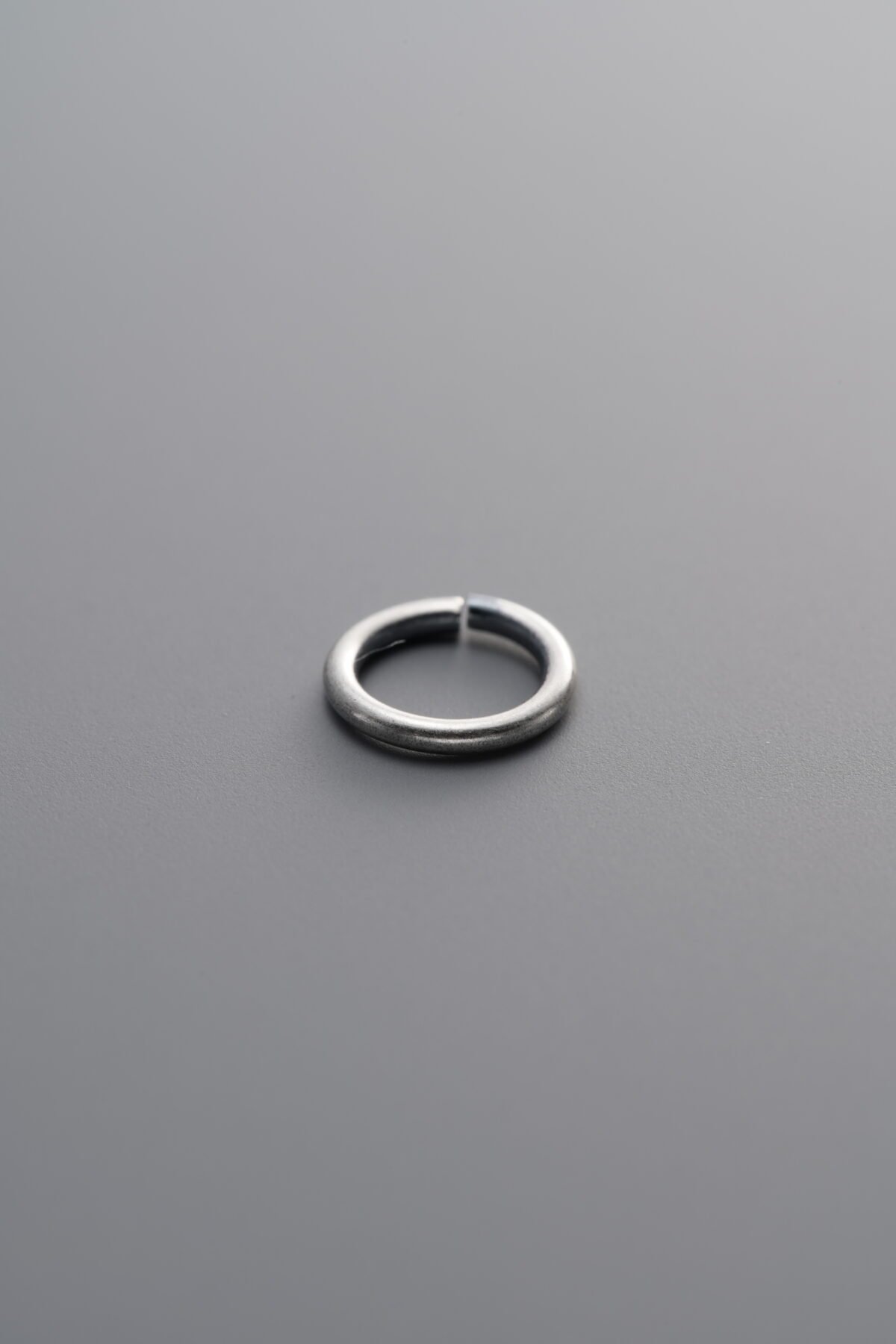 925 Sterling Silver-Antiqued-Open Jump Ring-7mm - Image 2