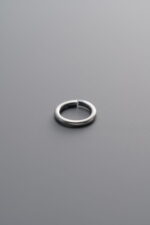 925 Sterling Silver-Antiqued-Open Jump Ring-7mm - Image 2