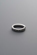925 Sterling Silver-Antiqued-Open Jump Ring-9mm