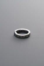925 Sterling Silver-Antiqued-Open Jump Ring-9mm - Image 4