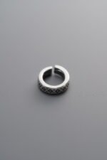925 Sterling Silver-Antiqued-Open Jump Ring-9mm - Image 2
