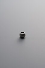 925 Sterling Silver-Antiqued-Round Bead Spacer Bead-3mm - Image 2