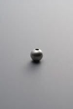925 Sterling Silver-Antiqued-Round Bead Spacer Bead-4mm - Image 2