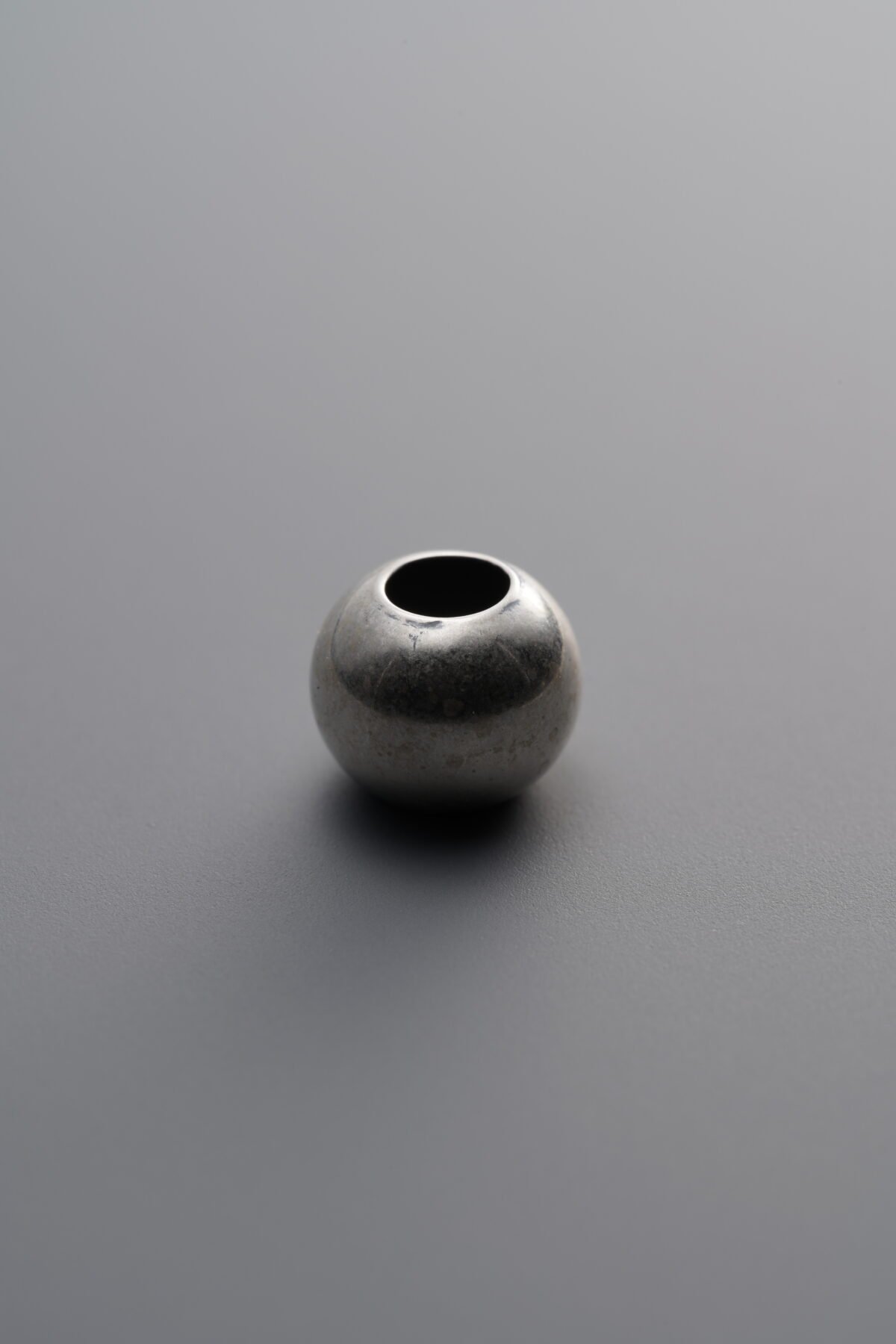 925 Sterling Silver-Antiqued-Round Bead Spacer Bead-7mm - Image 1